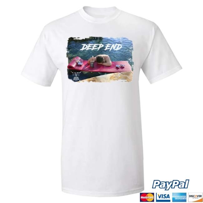Official Gavin Adcock White Deep End Tee Official Gavin Adcock Merch Store White Deep End New Shirt