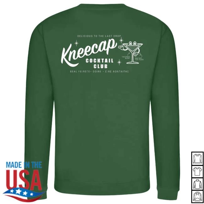 Official Kneecap Merch Cocktail Crew Neck