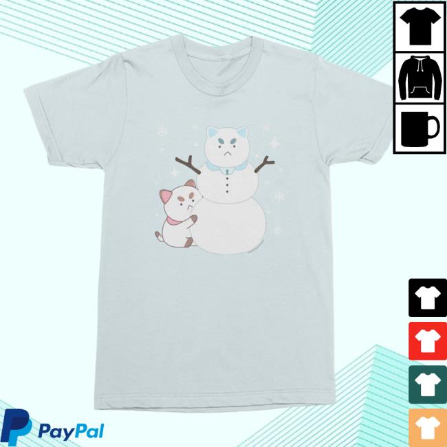 Official Bee And Puppycat Merch Snowman T Shirts