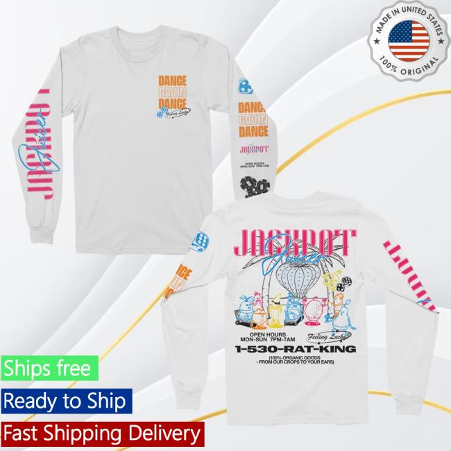Official Dance Gavin Dance Merch Juicer White LS Tee