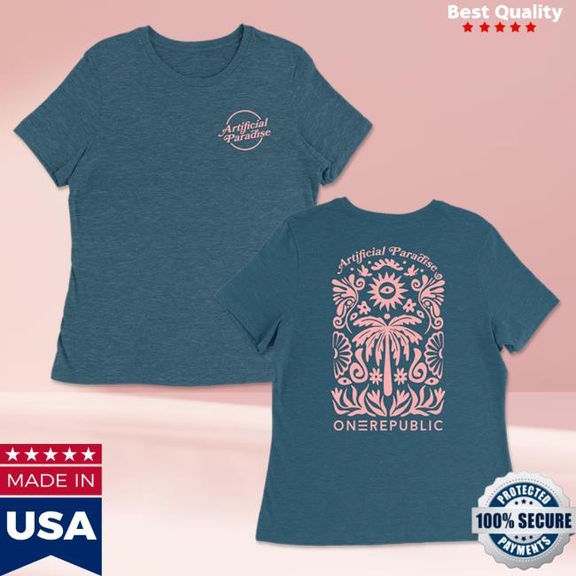 Official One Republic Shop Onerepublic Artificial Paradise Womens Tee