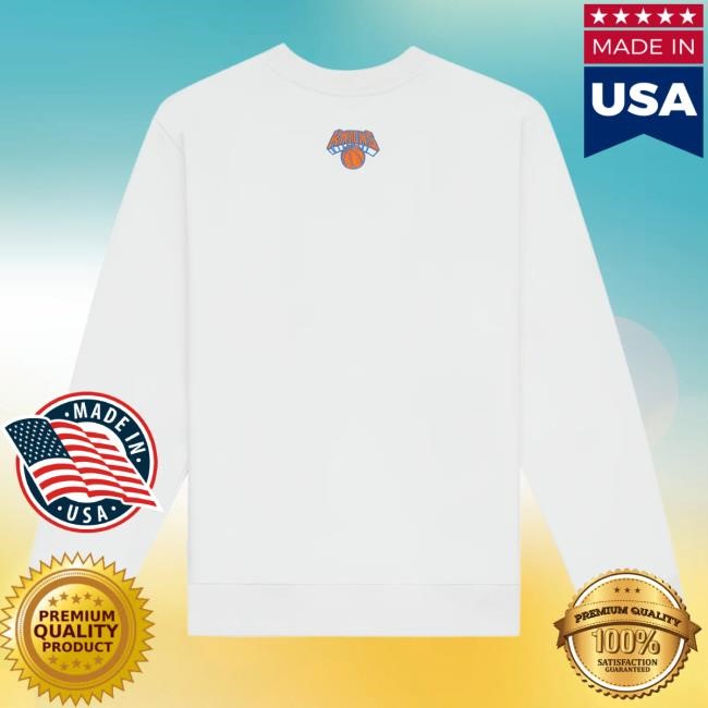 Official Msg Merch Store Shop New York Knicks NYON x Knicks Game Changer White Crew Neck