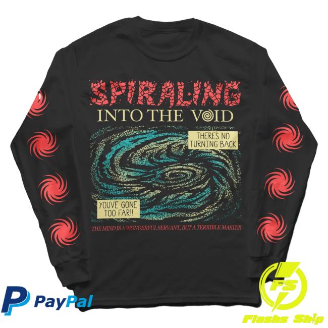 Official Wizard Of Barge We All Spiral Into The Void Every Now And Then Long Sleeve Tees Wizardofbarge