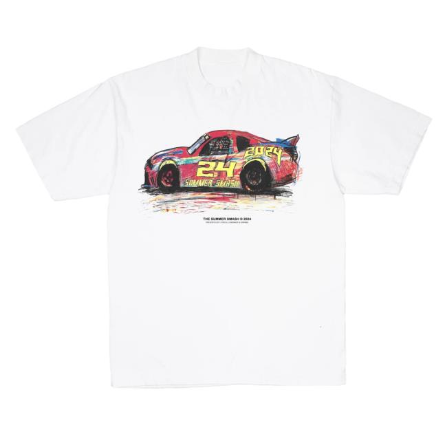 Official The Summer Smash Shop Nascar Doodle Line Up New Shirt