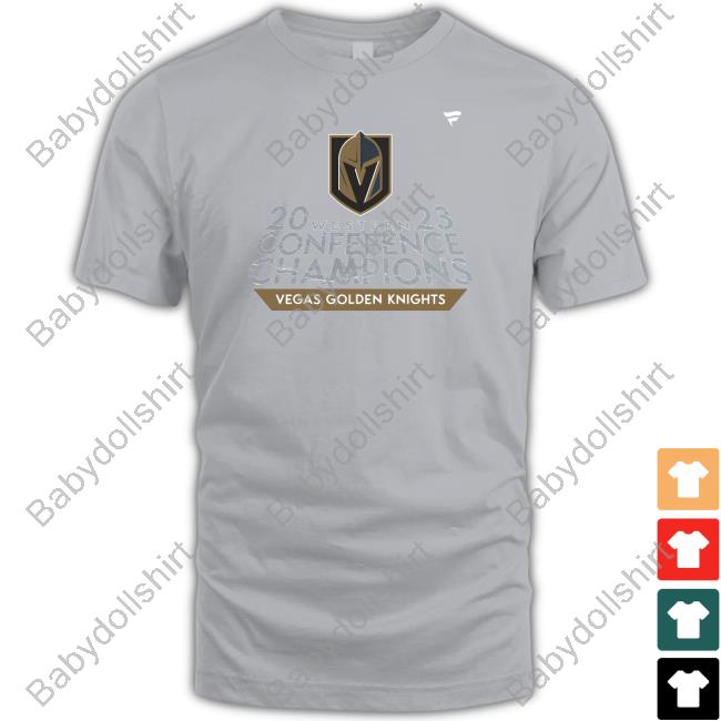 Official Vegas Golden Knights 2023 Western Conference Champions T-Shirt Jack Eichel