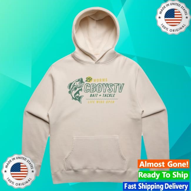 Official Cboystv Bait and Tackle Hoodies Cboys Tv