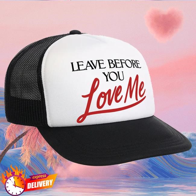 Marshmello Leave Before You Love Me Trucker Hat Mesh Cap
