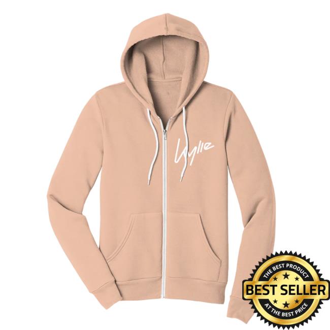 Official Kylie Merch Logo Zip Up Sweatshirts