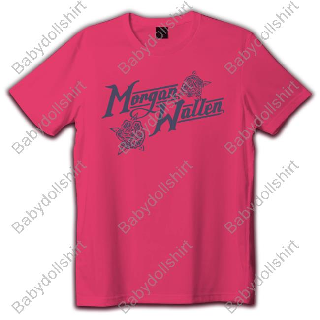 Morgan Wallen Tour Official Merch Store Morgan Wallen Pink Floral Sweartshirt Hoodie