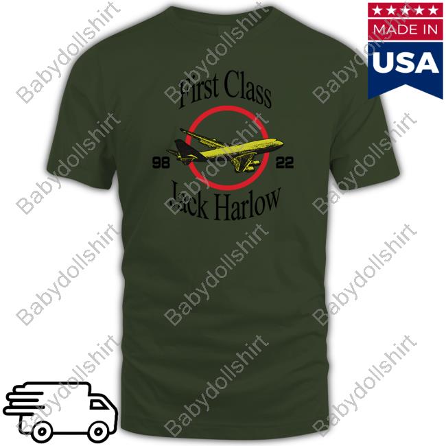 Jack Harlow Merch First Class Plane Crewneck Sweatshirt