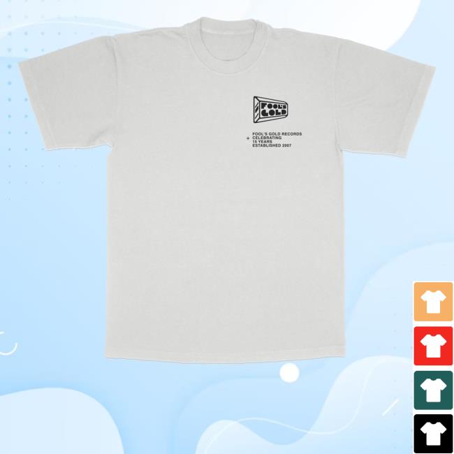 Duck Sauce Merch Fool's Gold 15th Year Anniversary Y2K Tee Shirt