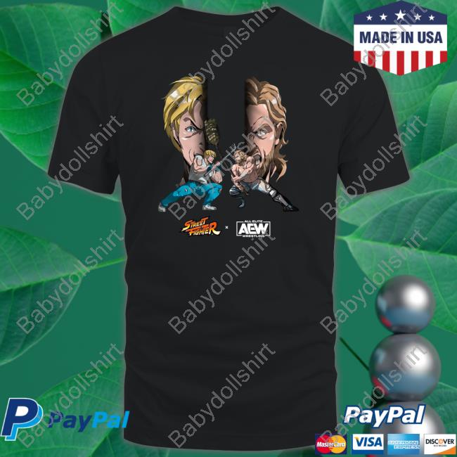 Official ShopAEW Street Fighter Tee Shirt