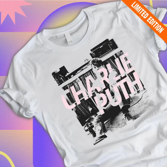 Record collection slim fit charlie puth style Tee