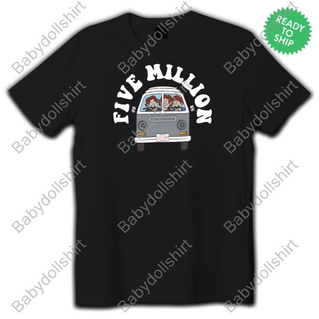 Official Sturniolo Clothing Merch Let's Trip 5 Million Arch Shirt