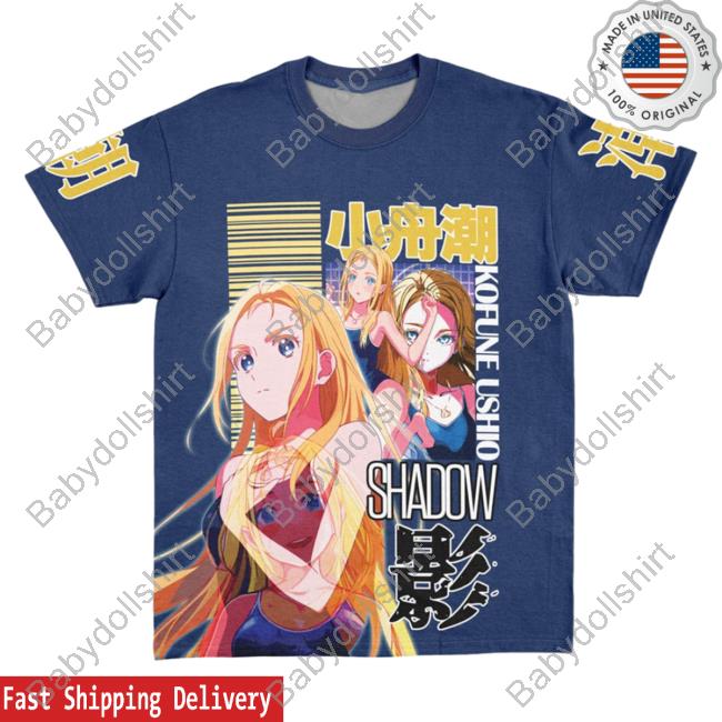 Official Anime Ape Clothing Kofune Ushio Summer Time Rendering Streetwear Tee Shirt Animeape