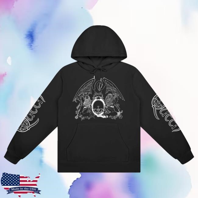 Official Queen BE@RBRICK Black Hooded Sweatshirt