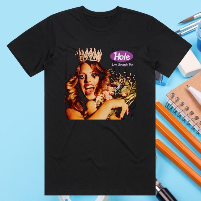 Official Hole Live Through This Album Cover Shirt