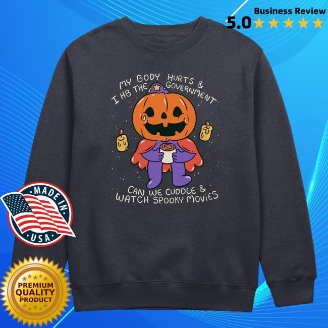 Official Beautiful Bastard Merch Philip Defranco My Body Hurts Cozy Comfy Crewneck Sweatshirt Navy PhilipDefranco Shop Beautifulbastard