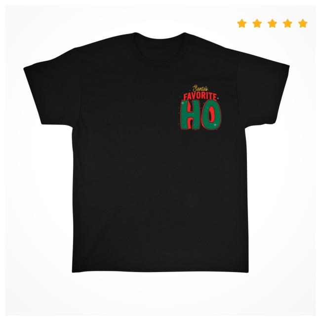 Official Assholesliveforever Merch Assholes Live Forever Santas Favorite Ho Black Tee Shirt