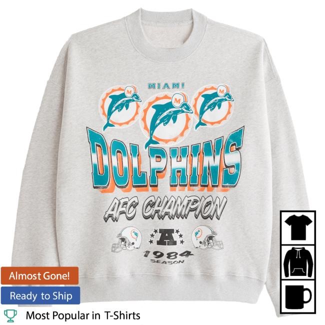 Stadium Energy Dolphins Graphic Crew Sweatshirt NFL Football 2026