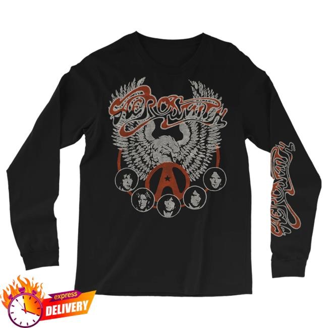 Official Aerosmith Store Wings Long Sleeve Hot Shirt