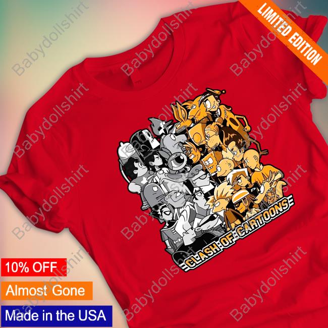 Battle Clash Of Cartoons Hoodie Official Battle Clash Of Cartoons Tee