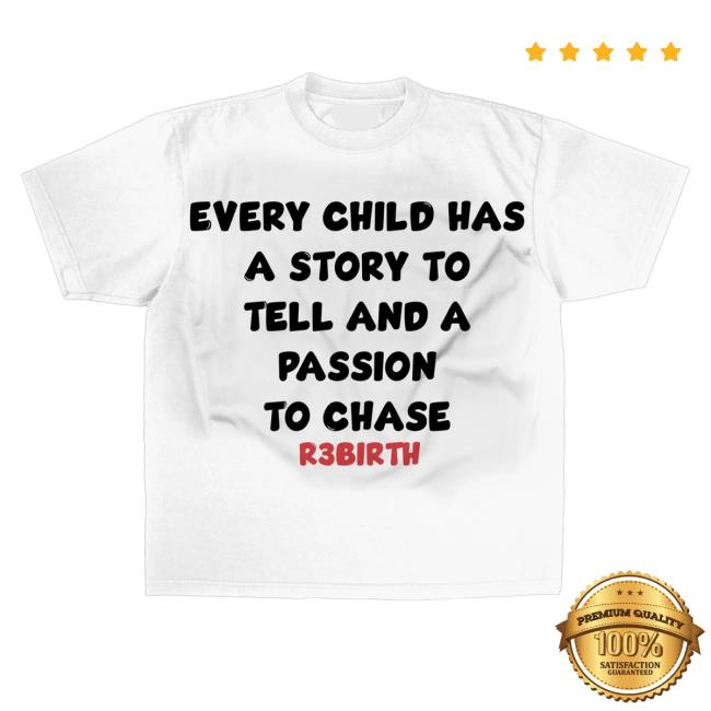 Official R3birth Clothing R3birth Slogan New Shirt