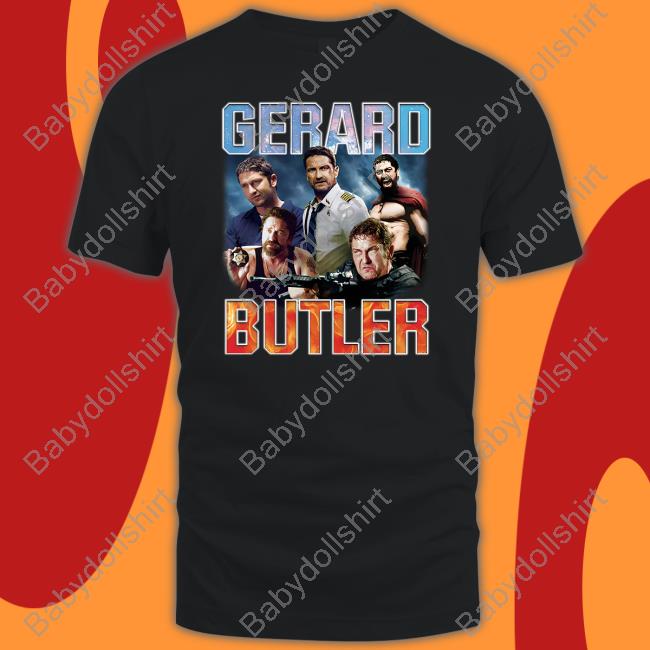 Official Barstool Sports Merch Gerard Butler Gb Pics Tee