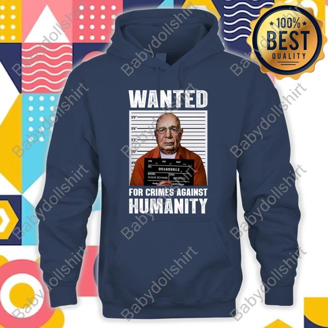 Official Klaus Schwab Wanted Poster Tee