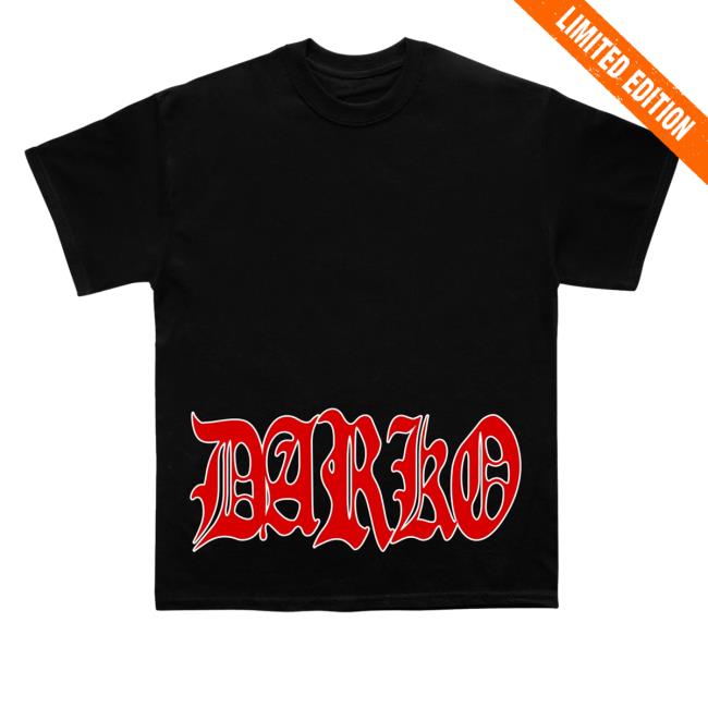 Darko Us Merch Old English Hooded Sweatshirt Darkoband