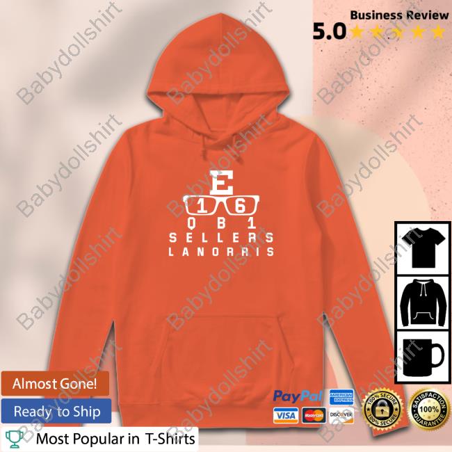 Official Glasses E 16 Qb1 Lanorris Sellers Eye Chart Shirts