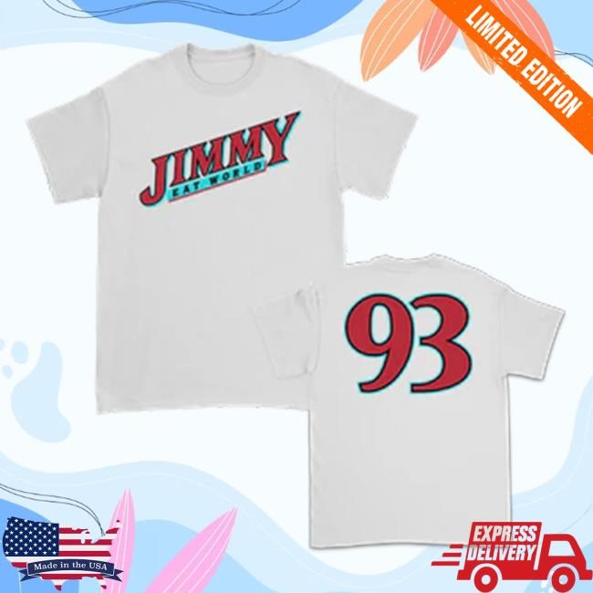 Official Jimmy Eat World Apparel Store Baseball Series 2024 Short Sleeve Tee (White) – Jimmy Eat World