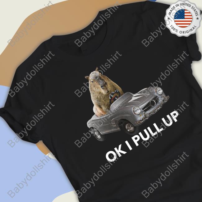 Official Capy Car Tee Capybara Man Merch
