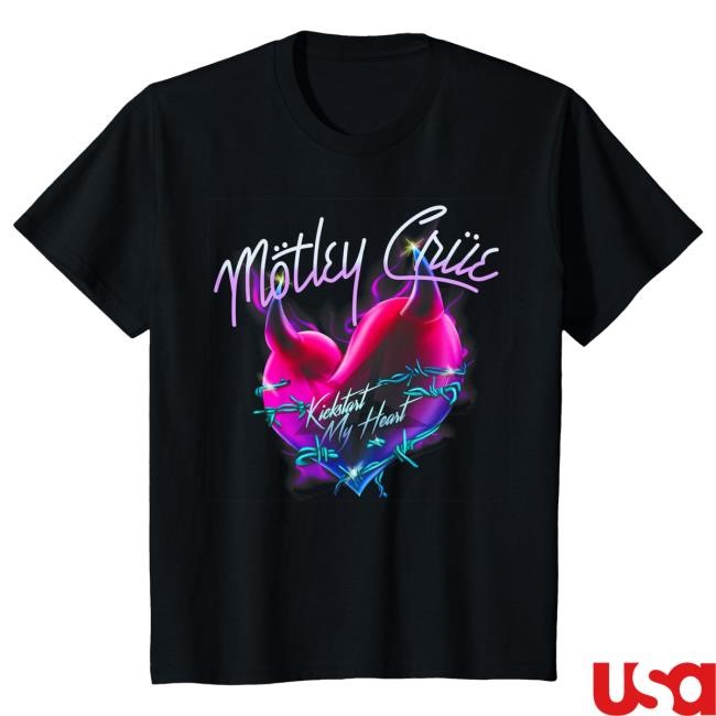 Mötley Crüe – Kickstart My Heart Top Shirt Motley Crue Merch Store
