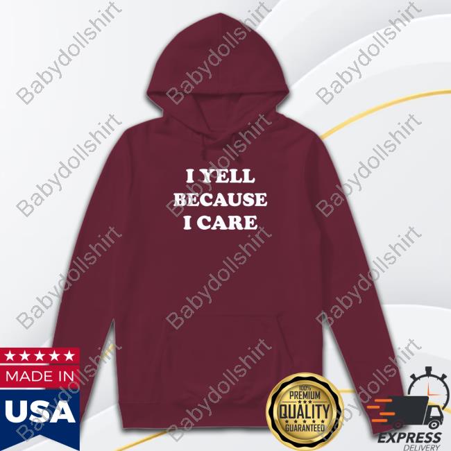 Official Viggie Smalls I Yell Because I Care Tee Shirt