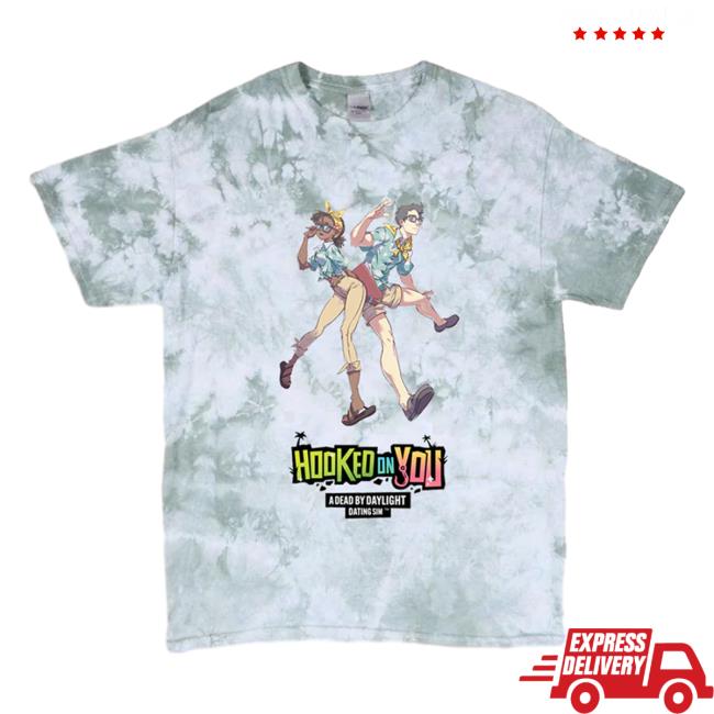 Dead By Daylight Merch Hooked On You Claudette Dwight Tie Dye Tee Shirt