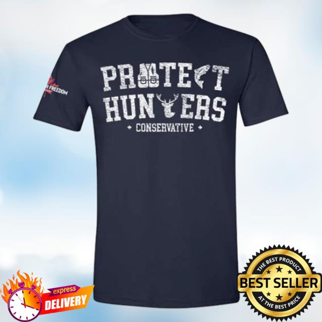 Official Pierre Poilievre Conservative Party Of Canada Unisex Protect Hunters Tee Navy