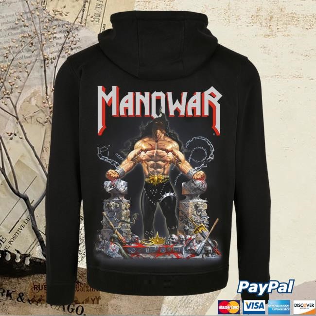 Manowar Zip Popover Hoodie Louder Than Hell 2025