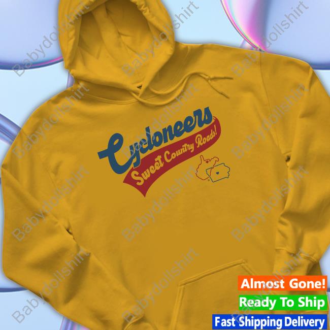 Official Cycloneers Sweet Country Roads Tee Shirt