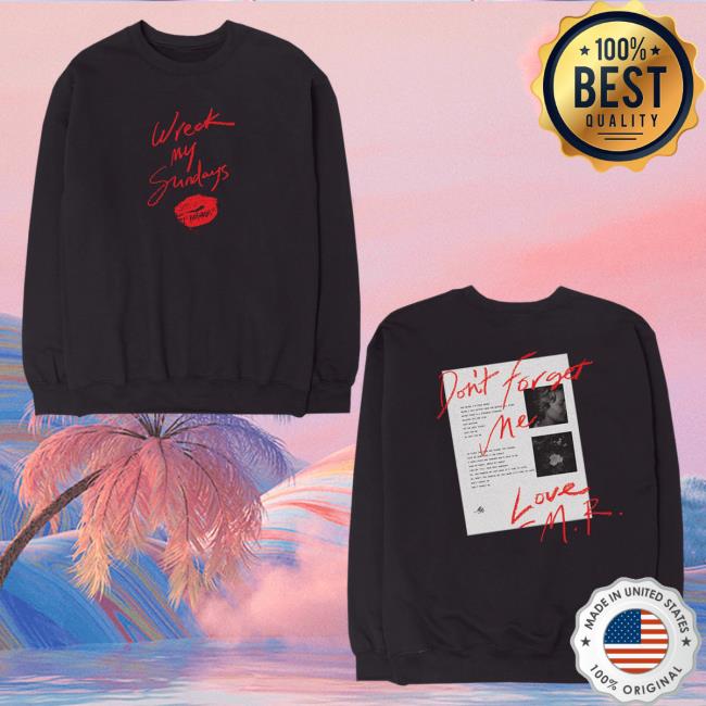 Official Maggir Rogers Merch Store Wreck My Sundays Crew neck Maggir Rogers Apparel Clothing Shop MaggirRogers