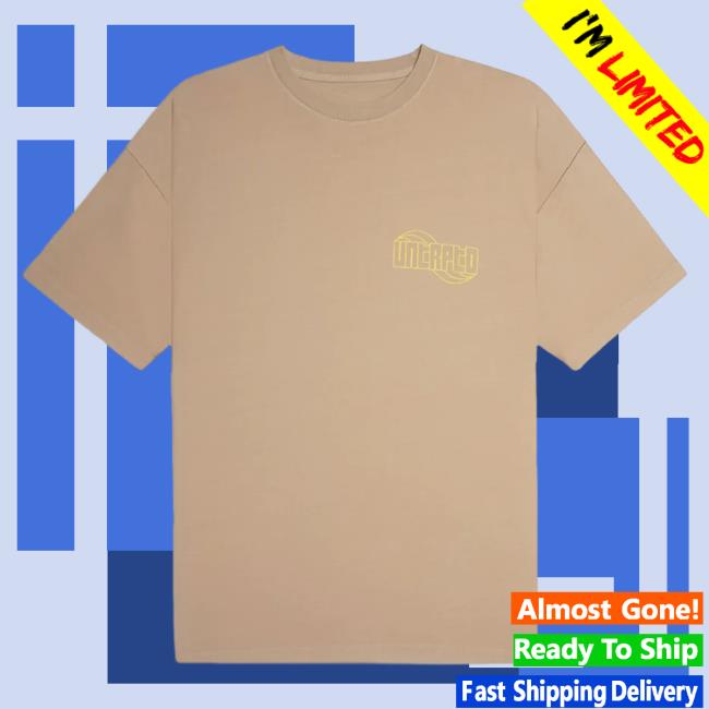 Official Maverick Carter Uninterrupted Clothing Store Shop 300 Club Scorecard Graphic Tee Shirt Sand Mavcarter