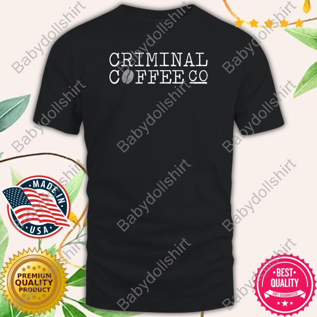 Criminal Coffee Merch Logo Black Hoodie Jandrstores