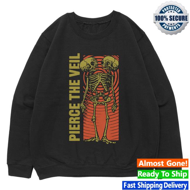 Official Pierce The Veil Merch Skeleton Lovers Crewneck