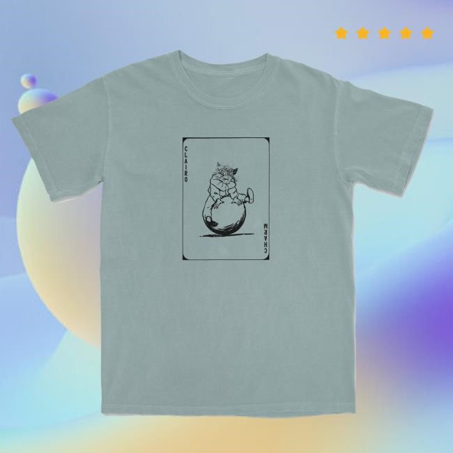 Clairo Official Merch Store Charm Card T-Shirts Clairo Clothing Shop Apparel Clairo Band