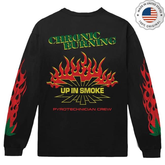 Official Complex Store Shop Merch Snoop Dogg Dr. Dre Up In Smoke Pyro LongSleeve
