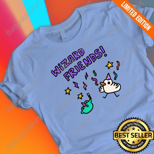Official Grebcomics Merch Wizard Friends T Shirts Greb