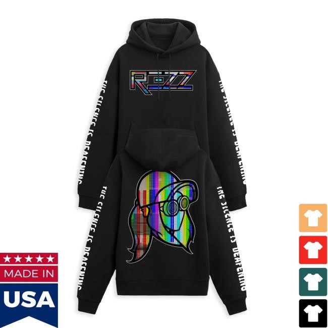 Rezz Official Merch Store Rezz - Silence - Premium Heavyweight Unisex Sweartshirt Hoodie Rezz Clothing Apparel Rezzshop