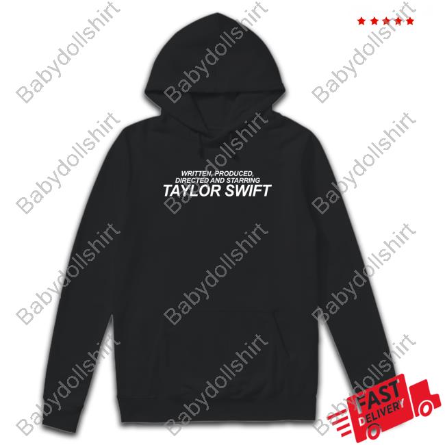 Official Manu Gavassi Written Produced Directed And Starring Taylor Swift Shirt The Swift Society