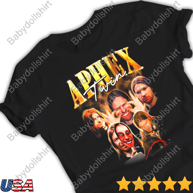 Official Aphex Twin Tour Faces Tee Shirt