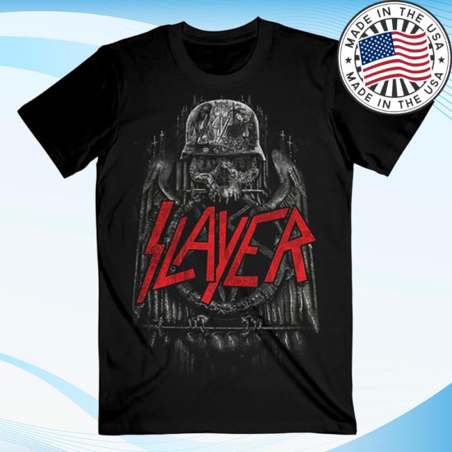 Official Slayer Clothing Store Shop Merch Skull Collage Tee Shirt